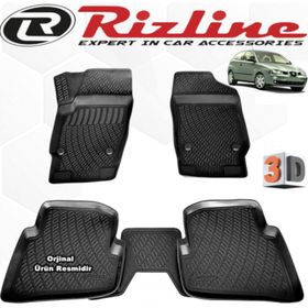 Rizline Seat Ibiza 2002 - 2007 Arası Siyah 3D Havuzlu Paspas