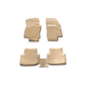 Rizline Seat İbiza 2002-2007 Bej 3D Havuzlu Paspas