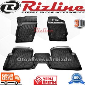Rizline Seat İbiza 2002 2007 Siyah 3D Havuzlu Paspas
