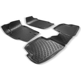 Rizline Seat Ibiza 2002-2007 Uyumlu 3D Siyah Havuzlu Paspas