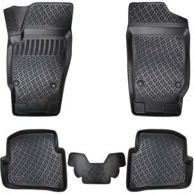 Rizline Seat Ibiza 2002-2007 Uyumlu 3D Siyah Havuzlu Paspas