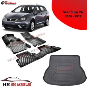 Rizline Seat İbiza 2009-2017 Havuzlu 3D Bagaj Havuzu