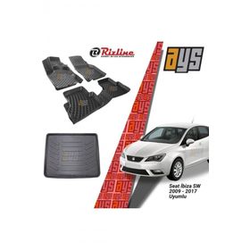 Rizline Seat İbiza 2009-2017 Havuzlu 3D Bagaj Havuzu