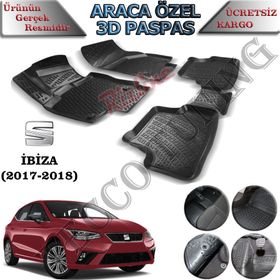 Rizline Seat İbiza 2017-2018 3D Havuzlu Paspas