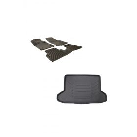 Rizline Seat Leon 06-12 I Stp 3D Bagaj Havuzu İkili Siyah Oto Paspas