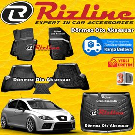 Rizline Seat Leon 2006-2012 3D Paspas Bagaj Havuzu