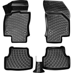Rizline Seat Leon 2013-2020 Uyumlu 3D Siyah Havuzlu Paspas