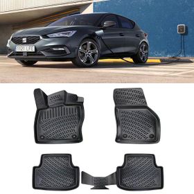 Rizline Seat Leon 2020 Sonrası Tsi E-Hybrid Siyah 3D Havuzlu Paspas