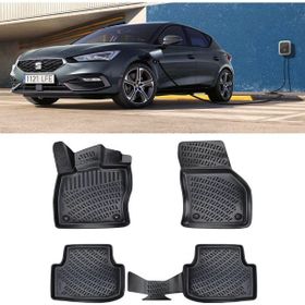 Rizline Seat Leon 2020 Sonrası Tsi E-Hybrid Siyah 3D Havuzlu Paspas