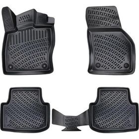 Rizline Seat Leon Manuel 3D 2021 Sonrası Siyah Havuzlu Paspas