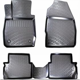 Rizline Seat Leon Otomatik 2020-2022 Siyah 3D Havuzlu Paspas