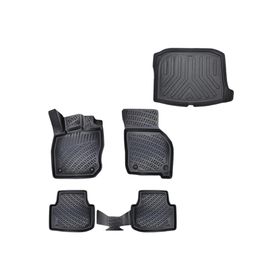 Rizline Seat Leon Otomatik 2021 Sonrası Uyumlu 3D Paspas+Bagaj Havuzu