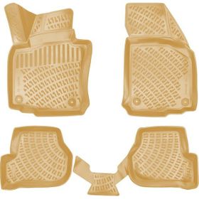 Rizline Seat Toledo 2004-2009 Bej Uyumlu 3D Havuzlu Paspas