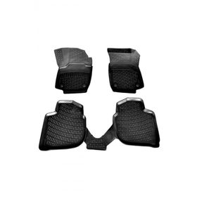 Rizline Seat Toledo 2012 - 2020 Arası Siyah 3D Havuzlu Paspas