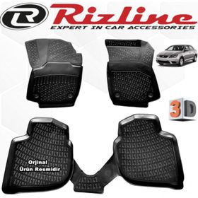 Rizline Seat Toledo 2012 - 2020 Arası Siyah 3D Havuzlu Paspas