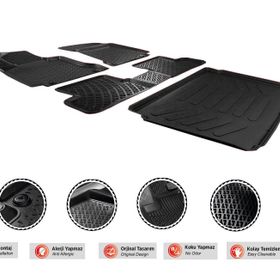 Rizline Seat Toledo 2013 sonrası 3D Paspas Bagaj Havuzu