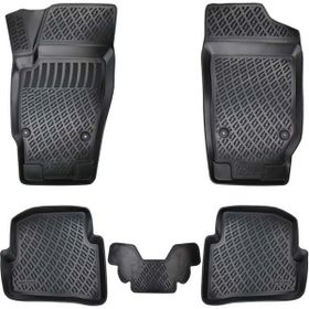 Rizline Skoda Fabia 1999-2007 Siyah 3D Havuzlu Paspas