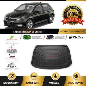 Rizline Skoda Fabia 2014 Sonrası 3D Bagaj Havuzu