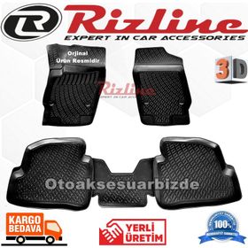 Rizline Skoda Fabia Hb 2000 2007 Siyah 3D Havuzlu Paspas