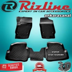 Rizline Skoda Fabia Hb 2000 2007 Siyah 3D Havuzlu Paspas