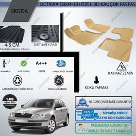 Rizline Skoda Octavia 2004-13 3D Havuzlu Paspas