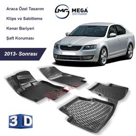 Rizline Skoda Octavia 2013 Sonrası 3D Havuzlu Paspas