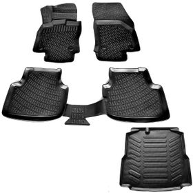 Rizline Skoda Octavia 3D Havuzlu 3D Bagaj Havuzu 2013-2020 Arası Oto Paspas