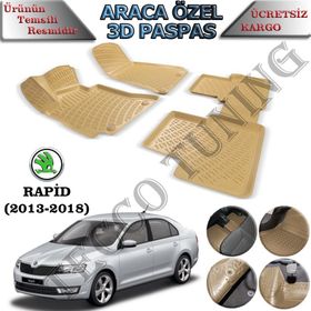 Rizline Skoda Rapid 2013-2018 3D Havuzlu Paspas