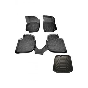 Rizline Skoda Rapid 3D Havuzlu 3D Bagaj Havuzu 2013-2020 Arası Oto Paspas