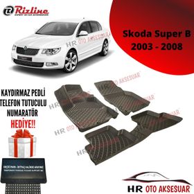 Rizline Skoda Super B 2003-2008 3d Havuzlu Paspas