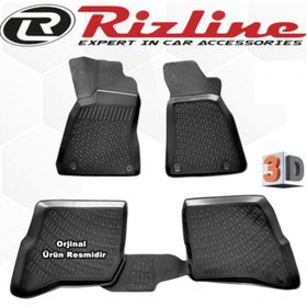 Rizline Skoda Super B 2003 - 2008 Arası Siyah 3D Havuzlu Paspas