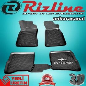 Rizline Skoda Super B 2003 - 2008 Arası Siyah 3D Havuzlu Paspas