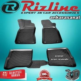 Rizline Skoda Super B 2003 - 2008 Arası Siyah 3D Havuzlu Paspas
