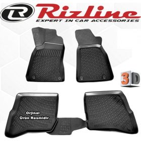 Rizline Skoda Super B 2003 - 2008 Arası Siyah 3D Havuzlu Paspas