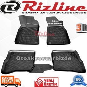 Rizline Skoda Süper B 2003 2008 Siyah 3D Havuzlu Paspas
