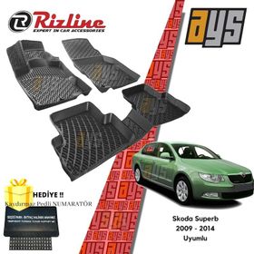 Rizline Skoda Super B 2008-2014 3d Havuzlu Paspas