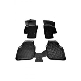 Rizline Skoda Super B 2008-2015 Arası Siyah 3D Havuzlu Paspas