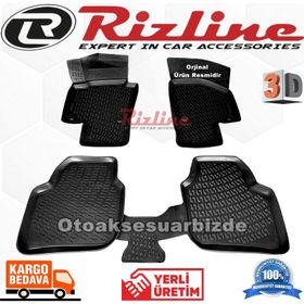 Rizline Skoda Süper B 2008-2015siyah 3D Havuzlu Paspas
