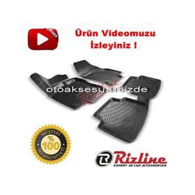 Rizline Skoda Süper B 3D Siyah 2015-2020 Havuzlu Paspas