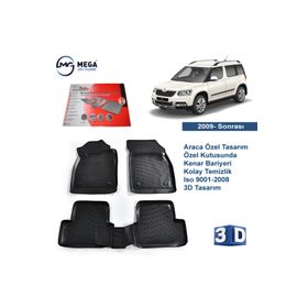 Rizline Skoda Yeti 2009 Sonrası 3d Havuzlu Paspas