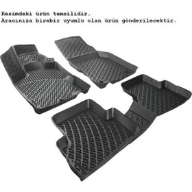 Rizline Ssangyong Korando 2010-2019 Uyumlu 3D Siyah Havuzlu Paspas