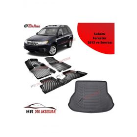 Rizline Subaru Forester 2013 Sonrası 3D Havuzlu Paspas ve Bagaj Havuzu