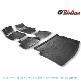 Rizline Subaru Forester 2013 Sonrası 3D Paspas Bagaj Havuzu