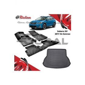 Rizline Subaru XV 2011 ve Sonrası Paspas ve Bagaj Havuzu Set