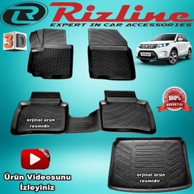 Rizline Suzuki Grandvitara 2015 Sonrası 3D Paspas Bagaj Havuzu