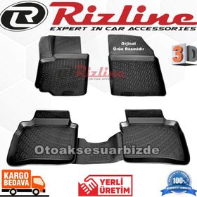 Rizline Suzuki Swift 2010 2017 Siyah 3D Havuzlu Paspas