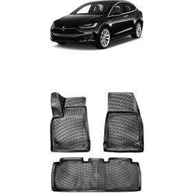 Rizline Tesla Model X 5 Koltuklu 2015-2021 3D Havuzlu Paspas