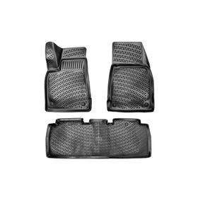 Rizline Tesla Model X Uyumlu 5 Koltuklu 3D Havuzlu Paspas