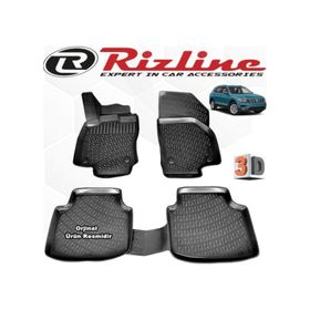 Rizline Tiguan 2016-2020 Siyah 3D Havuzlu Paspas