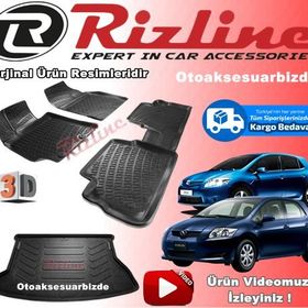 Rizline Toyota Auris 2007-2012 3D Paspas Bagaj Havuzu